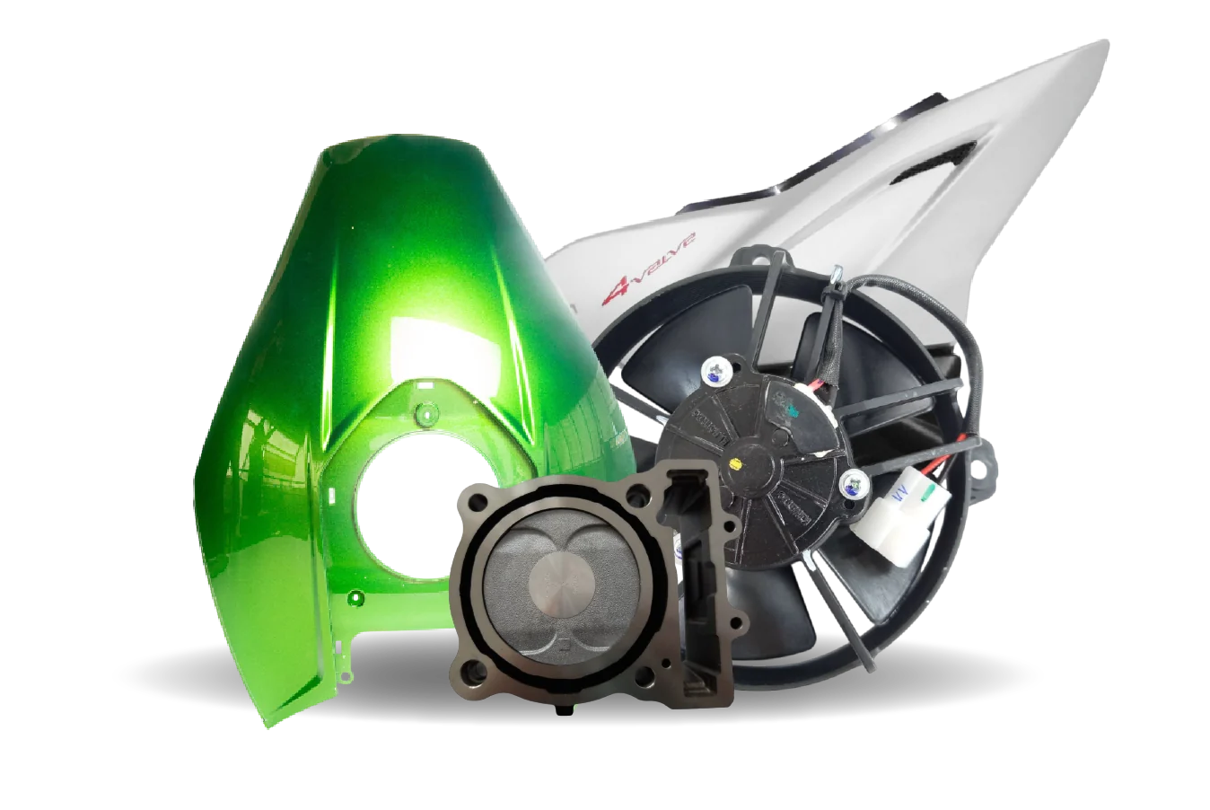 Tanque, carenado, cilindro y ventilador Bajaj originales